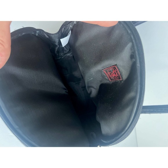 Vintage Falchi Sport Black Ribbed Mini Purse‎ - Picture 3 of 6